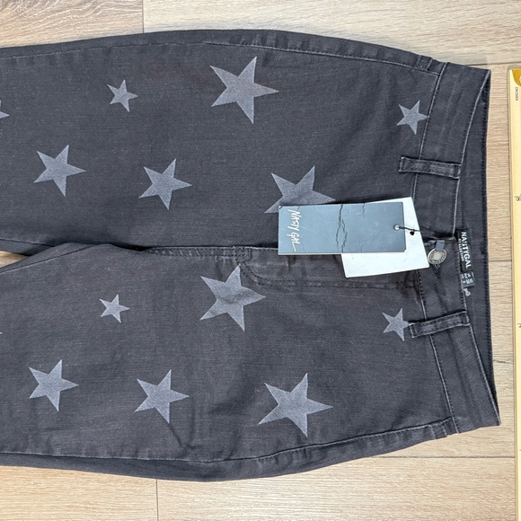 Nasty Gal Black Star Flare Jeans - Picture 6 of 13